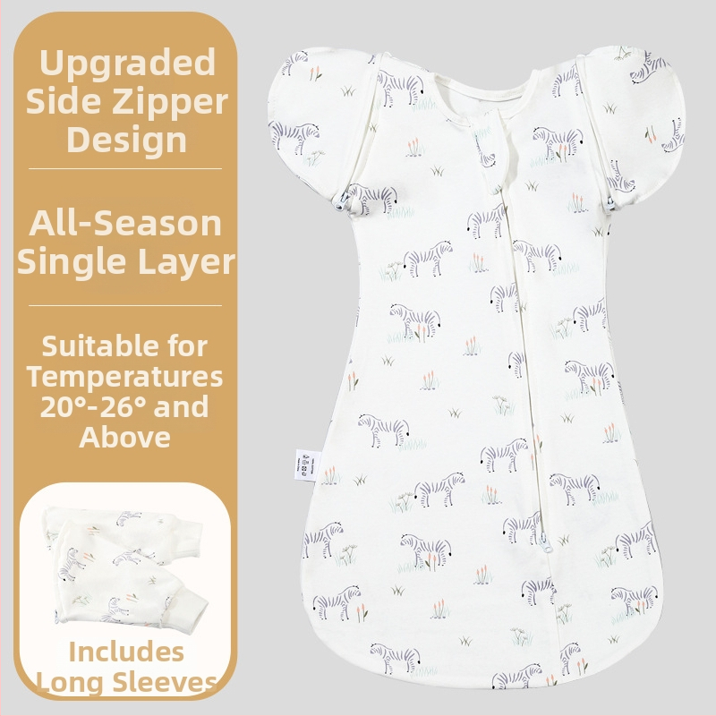 Bērnu savijamā sega – 100% kokvilna, no dzimšanas līdz 12 mēnešiem, raksts: karikatūra, drošības klase A, visiem sezonām