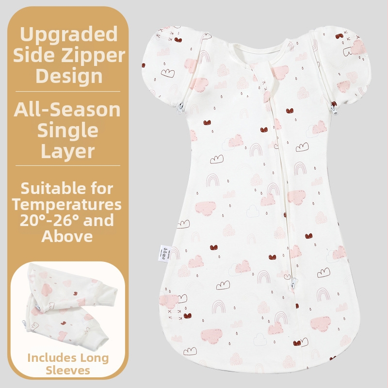 Bērnu savijamā sega – 100% kokvilna, no dzimšanas līdz 12 mēnešiem, raksts: karikatūra, drošības klase A, visiem sezonām