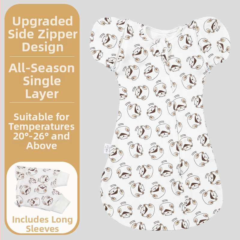 Bērnu savijamā sega – 100% kokvilna, no dzimšanas līdz 12 mēnešiem, raksts: karikatūra, drošības klase A, visiem sezonām