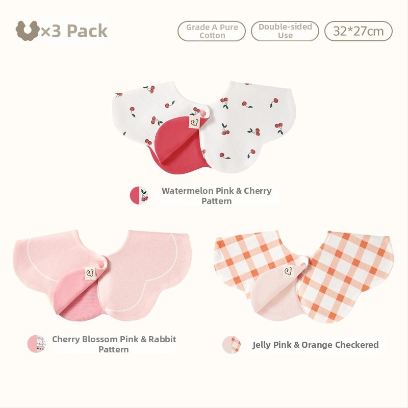 Zīdaiņu saliņa divpusēja, ūdensizturīga, kokvilna virs 95%, karikatūras raksts, 0–1 gadu vecumam