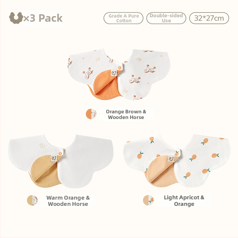 Zīdaiņu saliņa divpusēja, ūdensizturīga, kokvilna virs 95%, karikatūras raksts, 0–1 gadu vecumam