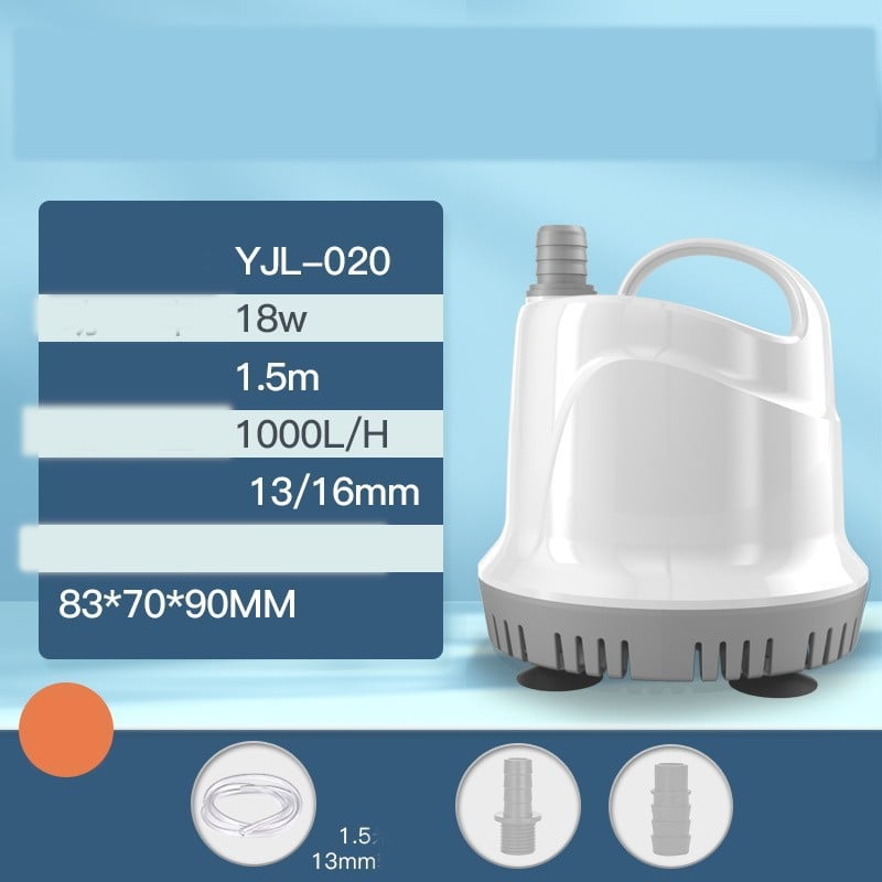 Panardinamas akvariumo siurblys, vandens siurblys, mažas dugno siurbimo siurblys, cirkuliacinis vandens siurblys su filtru, itin tylus žuvų atliekų siurbimas, vandens keitimas