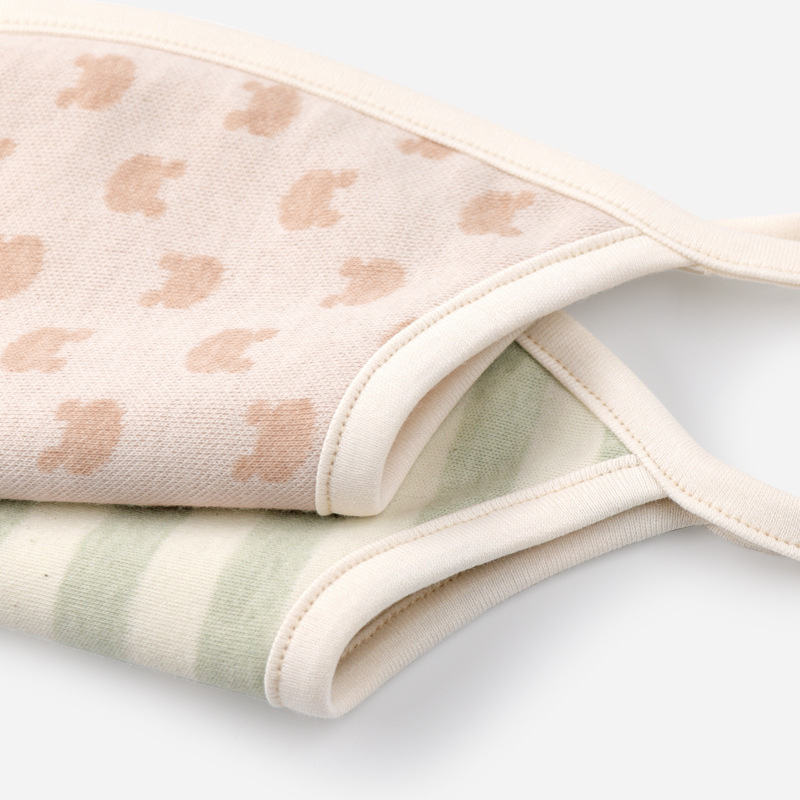 Zīdaiņu ēdināšanas sliniak, 95% tīra kokvilna, dubulti slāņi, absorbcijas, universāls, 0–12 mēnešu vecumam