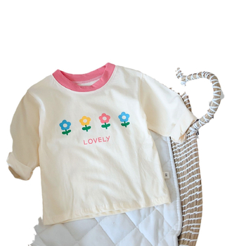 Bērnu garās piedurknes T-krekls, 100% kokvilna, karikatūras raksts, mīksta apdare, apaļš kakls, pavasaris–rudens