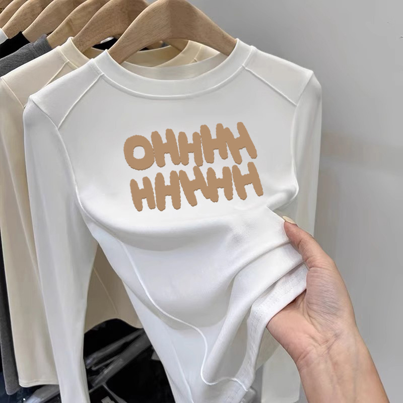 Bērnu tops ar garām piedurknēm, fleece oderi, apaļš kakls, poliesters