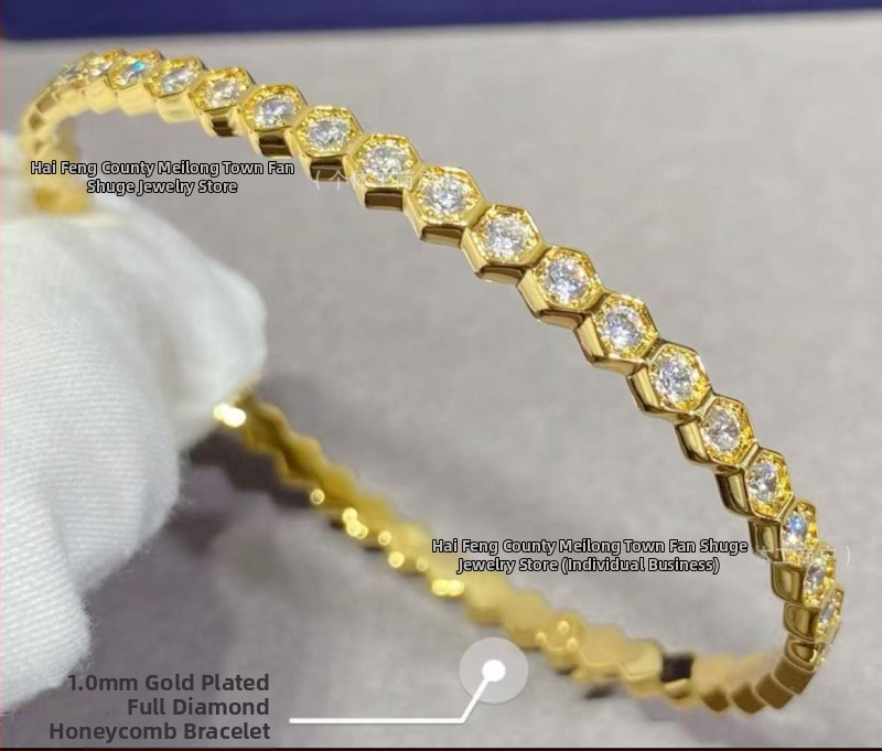 Aproces ar bišu šūnu rakstu, sakausējums, Seiko virsma, 9 g, Ins stils, rokas aksesuārs