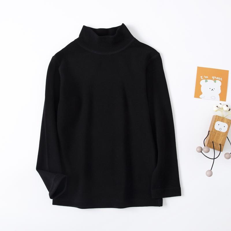 Bērnu samta termiskā tops ar garām piedurknēm un vidēji augstu kaklu, Derong audums (rudens 2025)