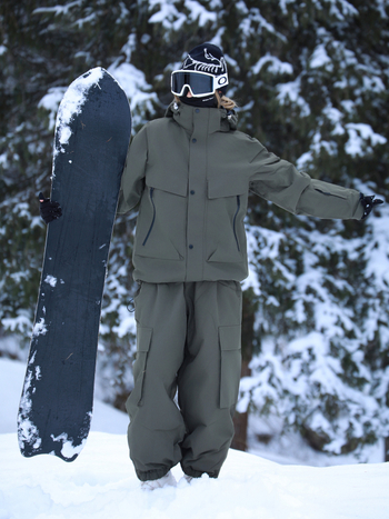 Unisex skijaški komplet: vodootporan, otporan na vjetar, topao s P cotton punom, za zimske sportove