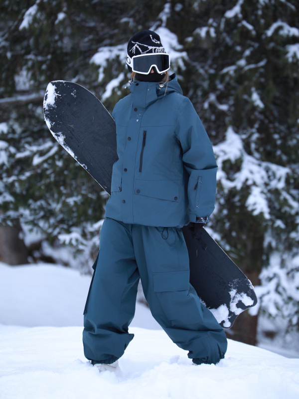 Unisex skijaški komplet: vodootporan, otporan na vjetar, topao s P cotton punom, za zimske sportove