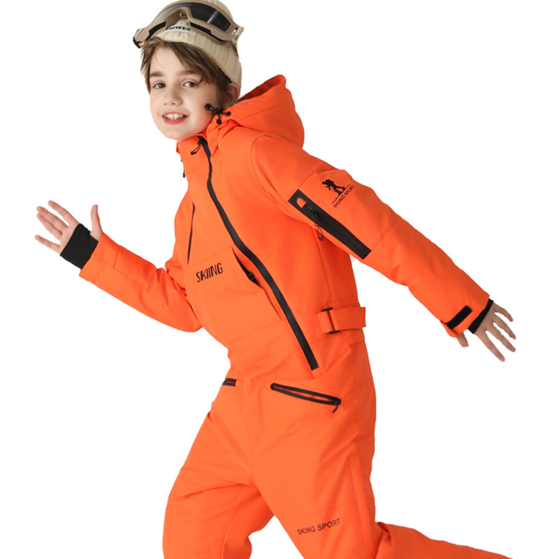 Dječji skijaški komplet — unisex, prozračan, vodootporan, otporan na vjetar, topao; tkanina: smjesa sintetičkih vlakana, punilo: pamuk, podstava: poliester
