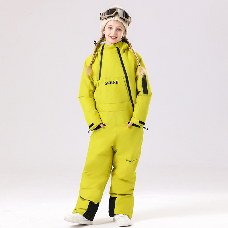 Dječji skijaški komplet — unisex, prozračan, vodootporan, otporan na vjetar, topao; tkanina: smjesa sintetičkih vlakana, punilo: pamuk, podstava: poliester