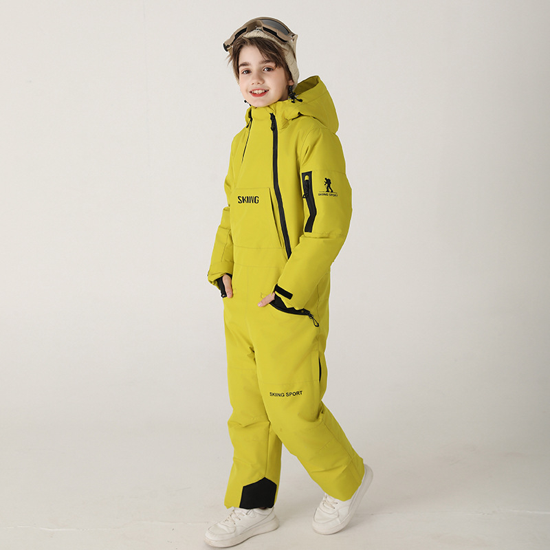 Dječji skijaški komplet — unisex, prozračan, vodootporan, otporan na vjetar, topao; tkanina: smjesa sintetičkih vlakana, punilo: pamuk, podstava: poliester