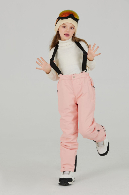 Pantaloni de schi pentru copii, respirabili, impermeabili 12000, țesătură Oxford, căptușeală groasă, umplutură din bumbac tors