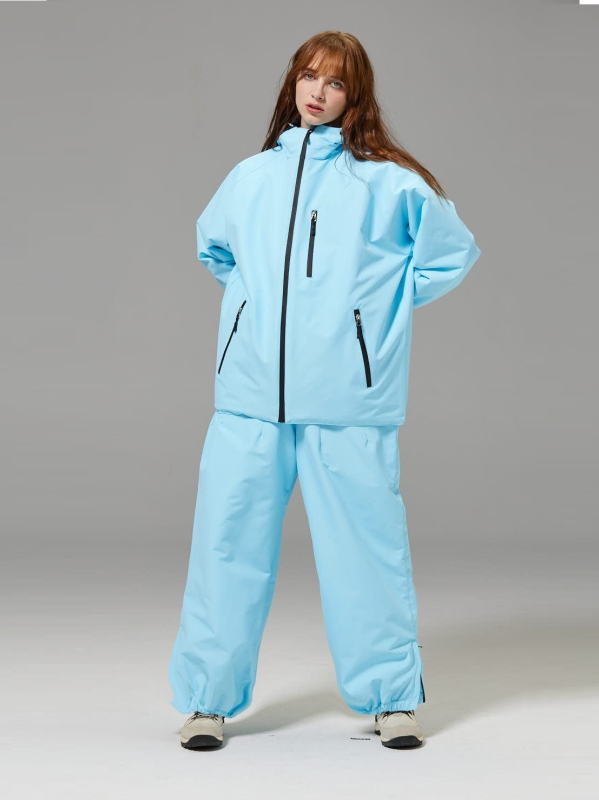 Unisex skijaški komplet, jednofarbe, pogodan za snowboard i skijanje, novi model