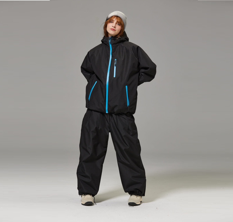 Unisex skijaški komplet, jednofarbe, pogodan za snowboard i skijanje, novi model