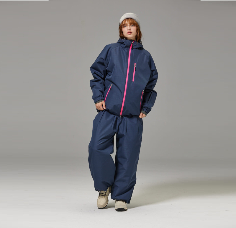 Unisex skijaški komplet, jednofarbe, pogodan za snowboard i skijanje, novi model