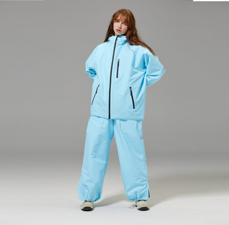 Unisex skijaški komplet, jednofarbe, pogodan za snowboard i skijanje, novi model