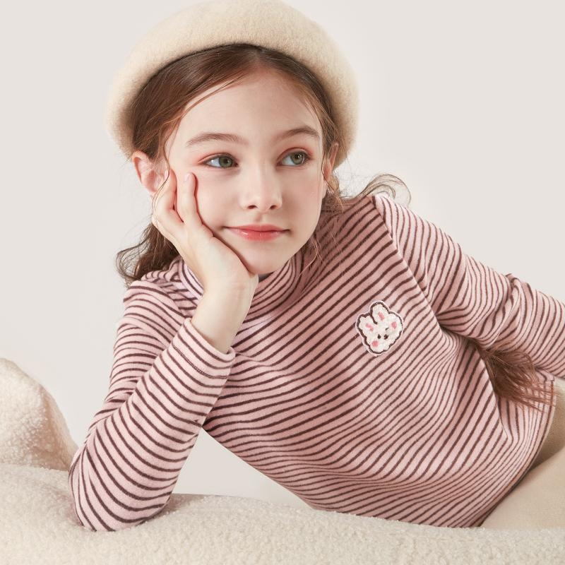 Meitenēm garām piedurknēm kokvilnas T-krekls, 95% kokvilna, vecuma grupas 3–8 un 8+, pavasaris un rudens, drošības klase A