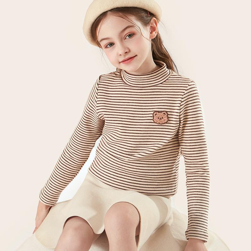 Meitenēm garām piedurknēm kokvilnas T-krekls, 95% kokvilna, vecuma grupas 3–8 un 8+, pavasaris un rudens, drošības klase A