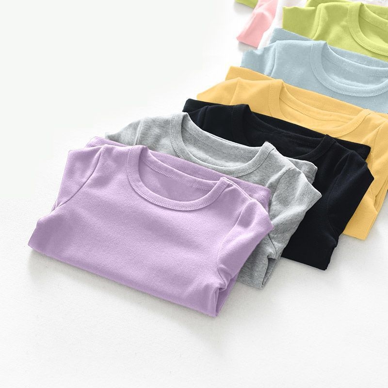 Bērnu termiskā bāzes T-krekla tops, zīdaiņiem 0–1 g., ziema, trušu kažokādas audums 95%+, enzīmu mazgāšana, apaļš kakls