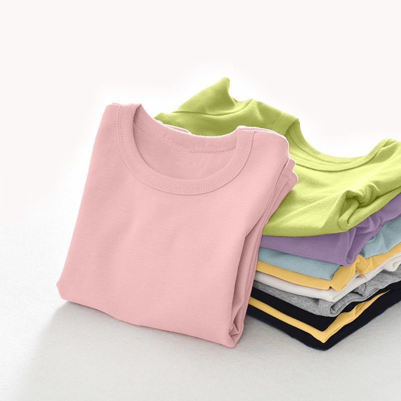 Bērnu termiskā bāzes T-krekla tops, zīdaiņiem 0–1 g., ziema, trušu kažokādas audums 95%+, enzīmu mazgāšana, apaļš kakls