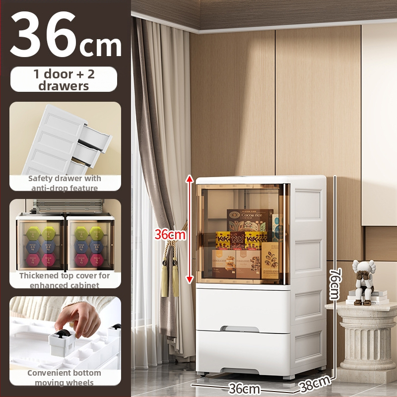 Peng Chao uzglabāšanas skapis, PP materiāls, uz grīdas montāža, modelis 2020, vienkāršs un moderns stils