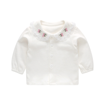 Unisex bērnu T-krekls ar garām piedurknēm, apaļas kakla līnija, 90% kokvilna, Korejas stils