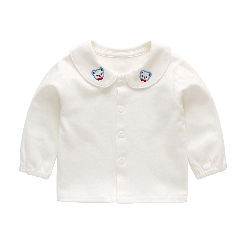 Unisex bērnu T-krekls ar garām piedurknēm, apaļas kakla līnija, 90% kokvilna, Korejas stils