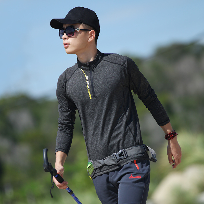 Sievietes āra ātri žūstošs T-krekls – mitruma vadīšana, ķīmisko šķiedru maisījums