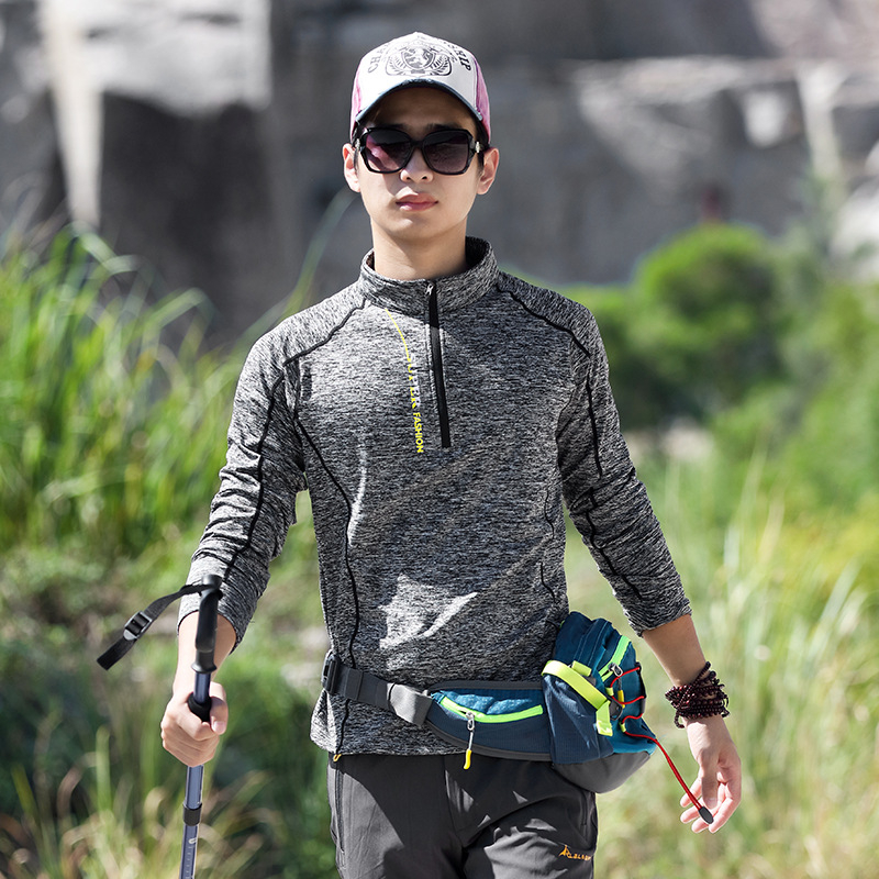 Sievietes āra ātri žūstošs T-krekls – mitruma vadīšana, ķīmisko šķiedru maisījums