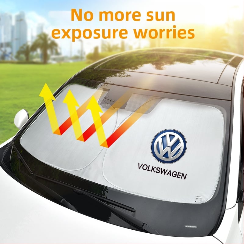 Automobilska sjenila za sunce s titanij-srebrnom tkaninom, ugrađena instalacija, univerzalna prilagodba, moguć ispis logotipa, jednostavan stil