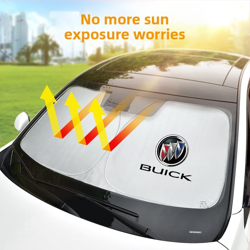 Automobilska sjenila za sunce s titanij-srebrnom tkaninom, ugrađena instalacija, univerzalna prilagodba, moguć ispis logotipa, jednostavan stil