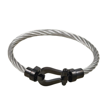 Rokassprādze no nerūsējoša tērauda Huiheng, elektroplatinga tehnoloģija, 2021. vasara, svars 40 g