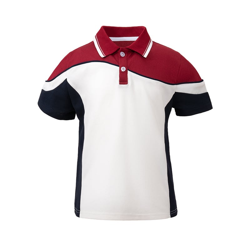 Комплект от две части училищна униформа с къс ръкав, унисекс, памук 50–70%, лято 2024, спортен стил