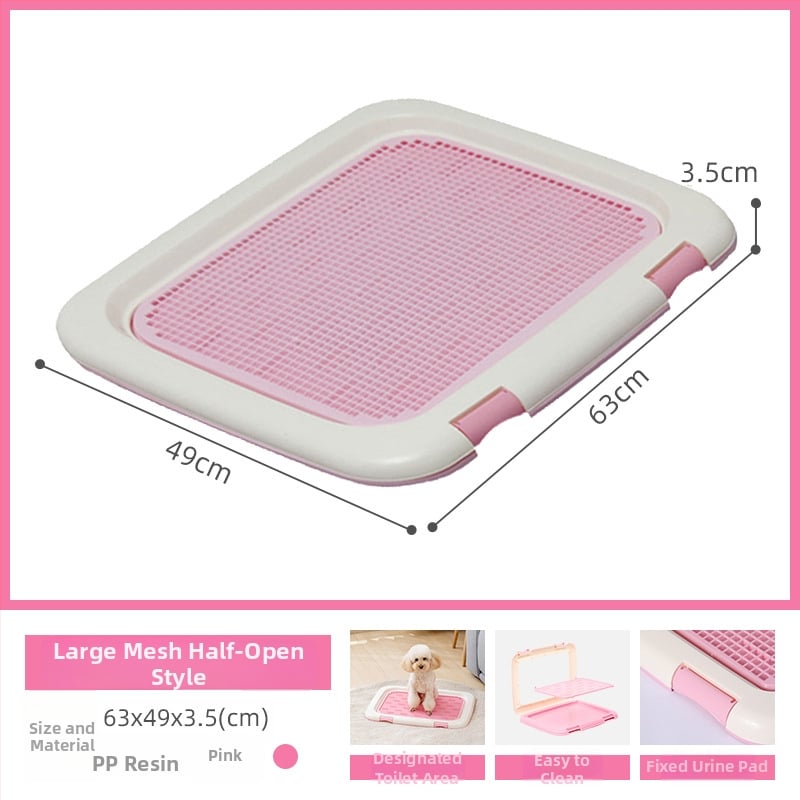 Πατάκι τουαλέτας σκύλων με πλέγμα για μικρές και μεσαίες ράτσες, ανθεκτικό στις πιτσιλιές και διατηρεί τα πόδια στεγνά. Μάρκα: Alice; Υλικό: Πλαστικό; Δεν εισάγεται