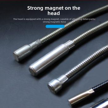 Magnētiskā sūkšanas nūjiņa – saliekama, mājas lietošanai, metriskā un imperiālā formātā, 1 komplekts