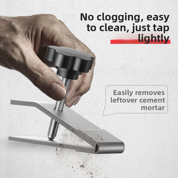 Nerūsējošā tērauda flīžu augstuma regulēšanas instruments — flīžu līmēšanas iekārta, Locator standarts, 100 gab. komplekts