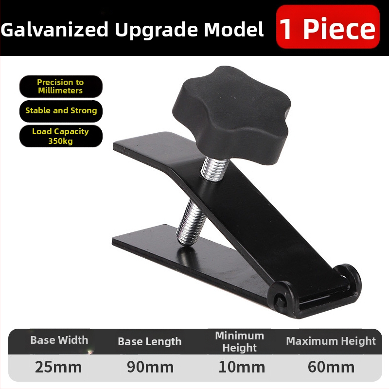 Nerūsējošā tērauda flīžu augstuma regulēšanas instruments — flīžu līmēšanas iekārta, Locator standarts, 100 gab. komplekts
