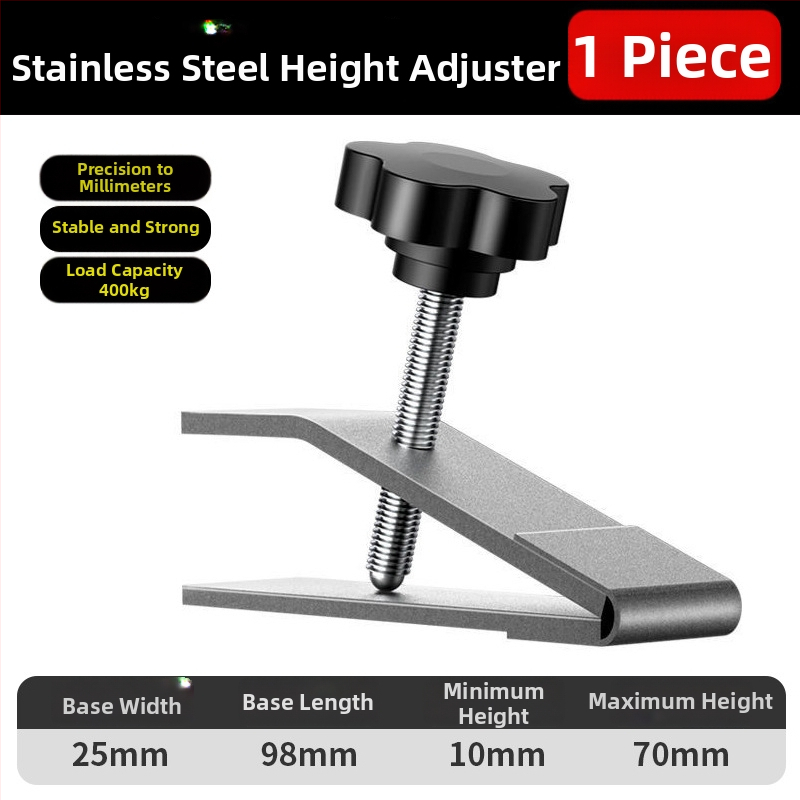 Nerūsējošā tērauda flīžu augstuma regulēšanas instruments — flīžu līmēšanas iekārta, Locator standarts, 100 gab. komplekts