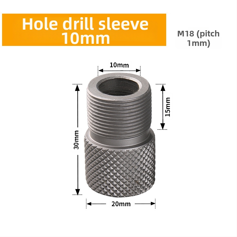 Trīs vienā rīks caurumu urbšanai un koka dībeļu pozicionēšanai, nerūsējošais tērauds, 1 komplekts, 4-15 diapazons, New Wu Tools, mājas lietošanai