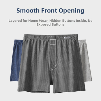 Meeste puuvillased triibulised bokserid, hingav lõngatud kangas, keskmine talje, 95–100% puuvill, kanga tihedus 40