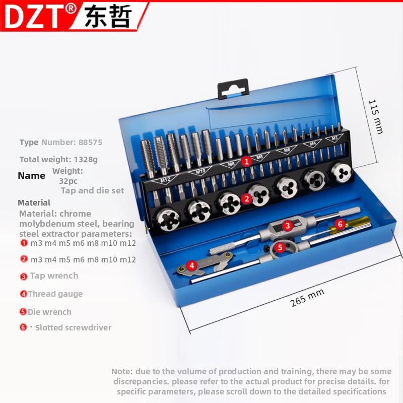 DZT augstas izturības nutu ekstraktora komplekts — 29 detaļu demontāžas rīku komplekts, no 45 gauge tērauda, mājsaimniecības remontam