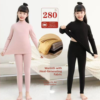 Bērnu kokvilnas silts bāzes top ar fleece iekšējo oderi, apaļš kakls, bez kapuces, ziemas apģērbs