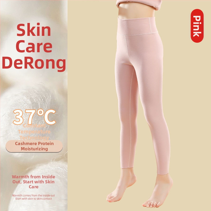 Bērnu kokvilnas silts bāzes top ar fleece iekšējo oderi, apaļš kakls, bez kapuces, ziemas apģērbs