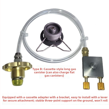 Dujų cilindro pripūtimo vožtuvas su slėgio apsauga ir tiltinis adapteris vamzdyno jungčiai; Prekės ženklas: Gai jiuzhou; Kategorija: 1390