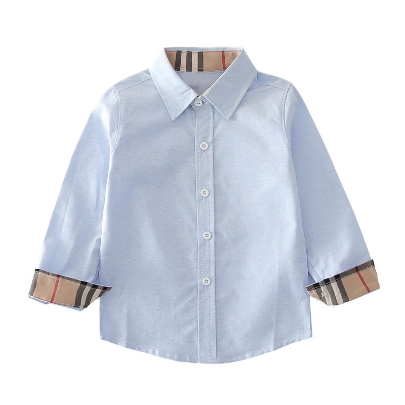 Zēnu kokvilnas garās piedurknes krekli, reversa kakla, 100% kokvilna, karoga oderes, vecums 3–8 gadi