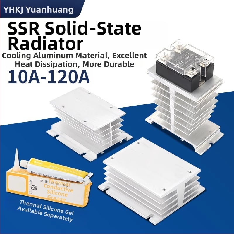 Radiators SSR relejiem; dzesēšanas plāksne; saderīgs ar SSR