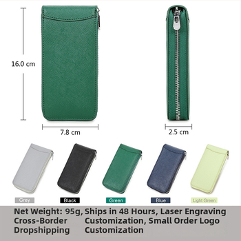 Odinis dėklas laikrodžiams su cross-grain viršutine jautienos oda, skirtas vienam mechaniniam laikrodžiui, nešiojamas kelioninės dėžutė