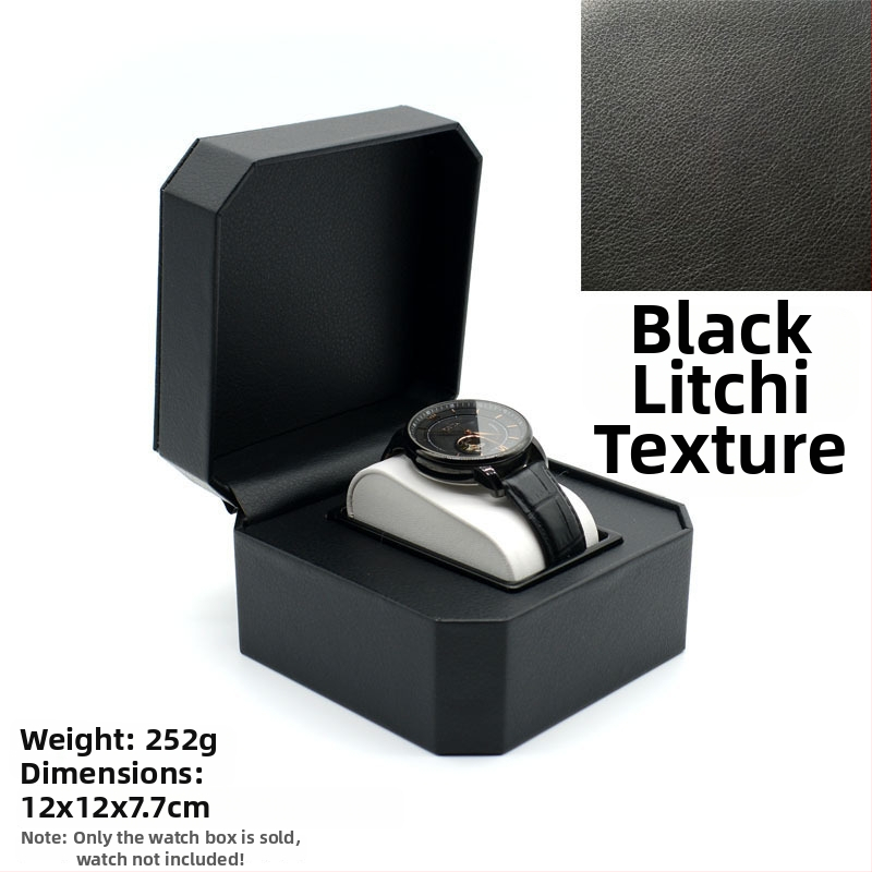 PU laikrodžių laikymo dėžutė | Papuošalų dėžutė laikrodžiams ir apyrankėms | Prekės ženklas: Nelly Packaging | 100 vienetų | Išleidimo 2023