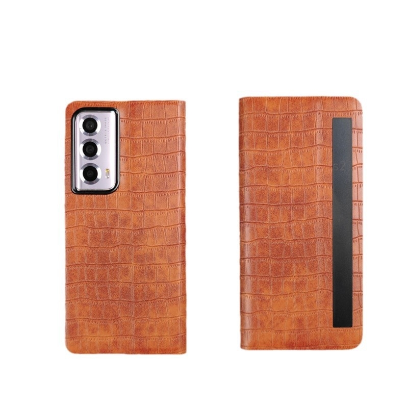 Калъф за Honor MagicVs2 със Smart Window, магнитен флип капак, сгъваем дизайн, PC и кожа, релефна изработка